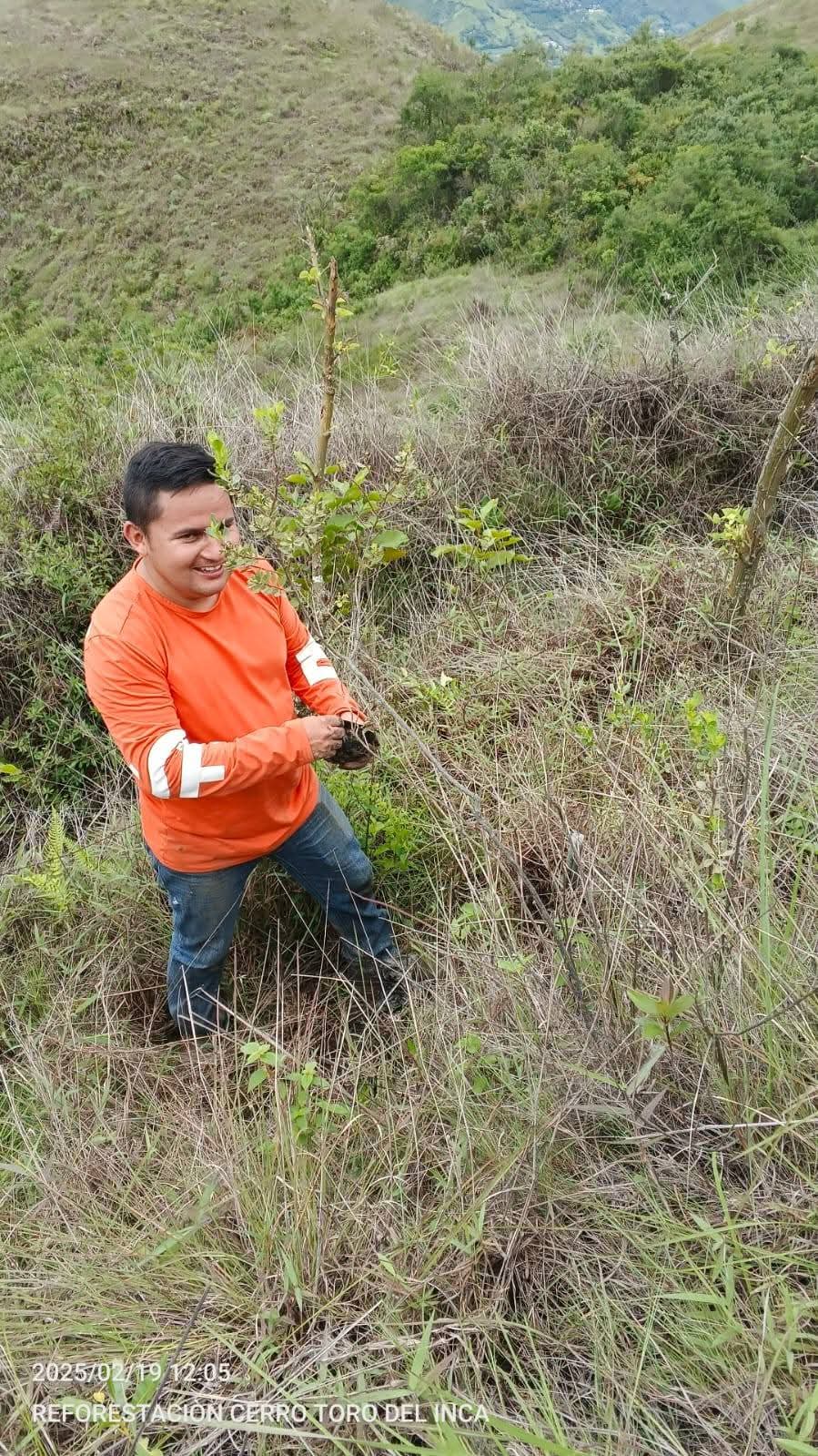 Milner Cumbicus reforestando